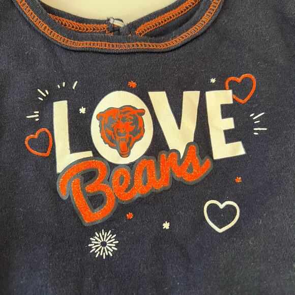NWOT Chicago Bears baby Onsie Dress Size 24 Months - Picture 2 of 4